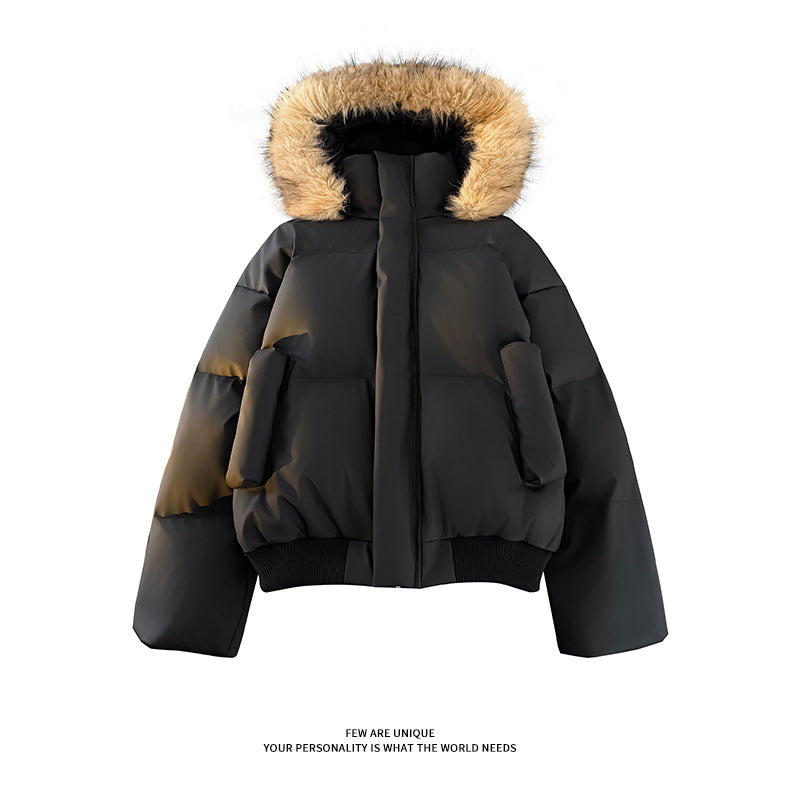Veste matelassée tendance pour dames avec garniture en fausse fourrure douillette et poches pratiques Lune London