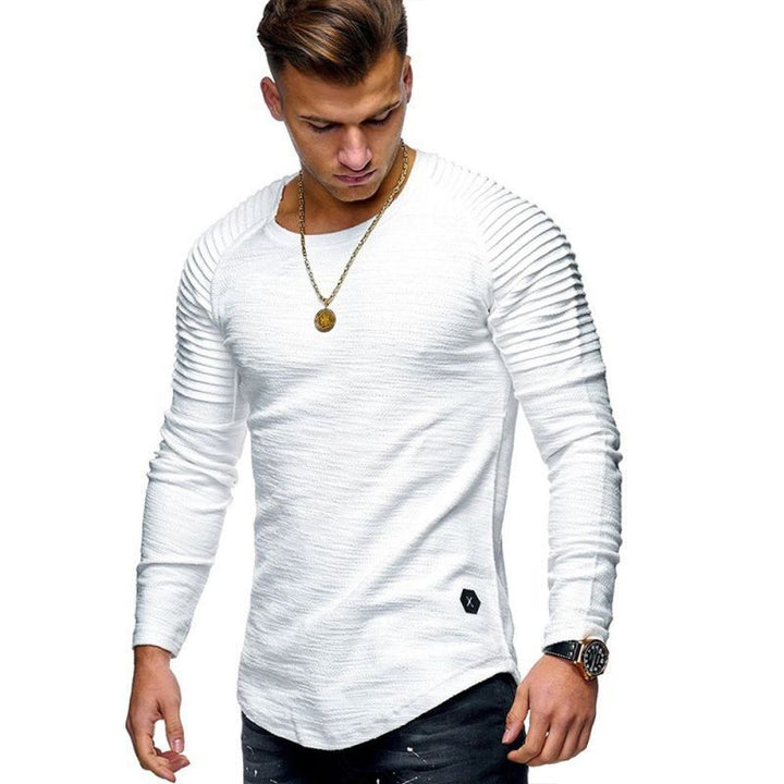 Men's long-sleeve t-shirt with structured design Lune London