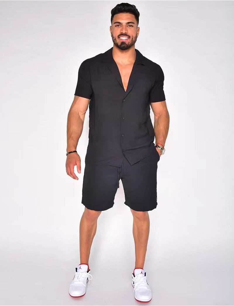 Short Sleeve Shirt for Men Set Amarae