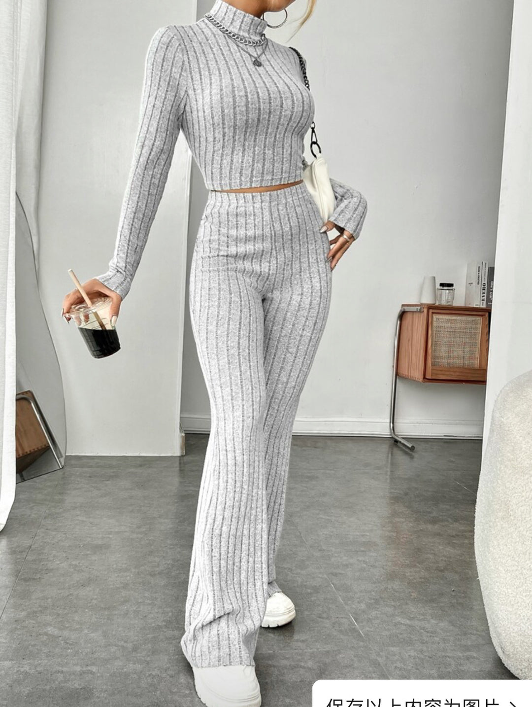 Amarae ribbed sporty loungewear set for women