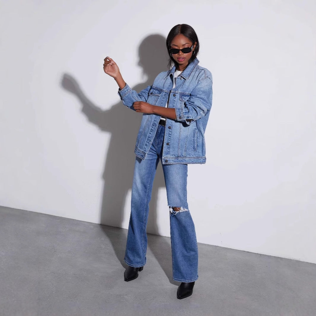 Women's oversized denim jacket Amarae