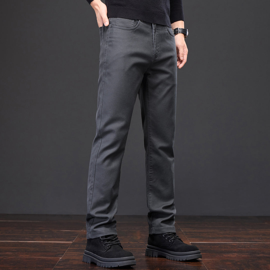 Casual chino pants for men with elastic waist and modern details Lune London