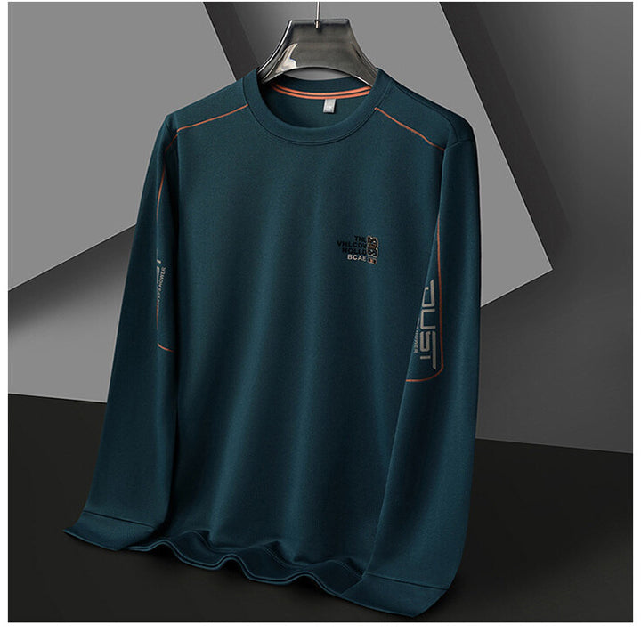 Men's sweatshirt with innovative breathable technology and a sporty chic design