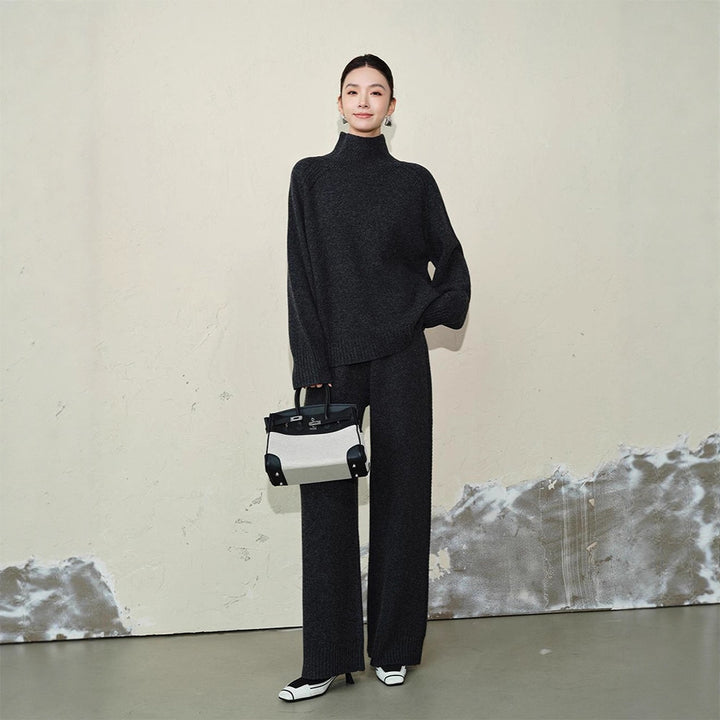 Pantalons en tricot confortables et doux pour femmes Chic & Stil