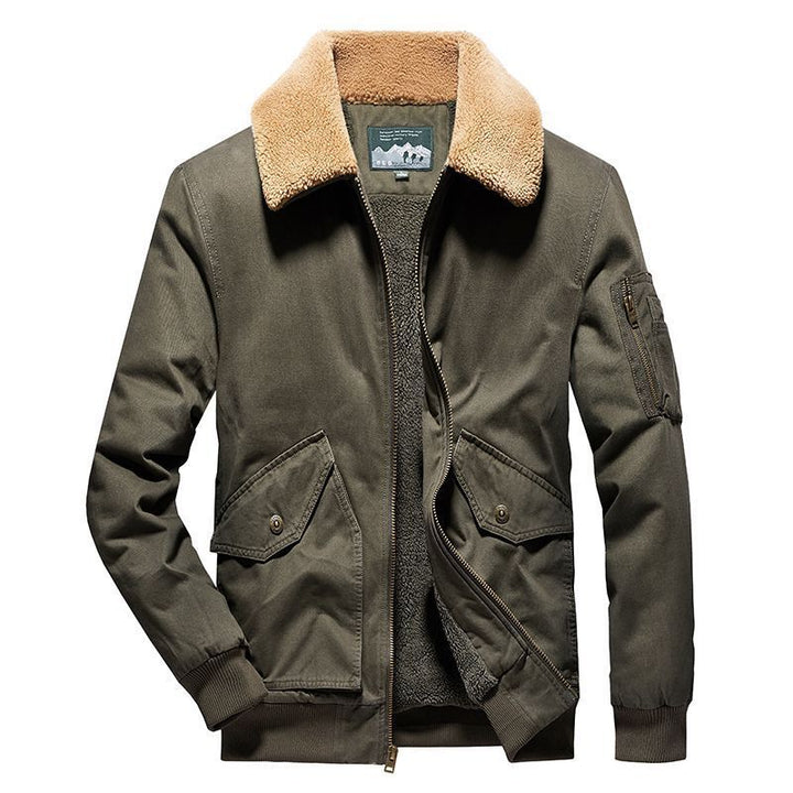 Stylish bomber jacket for men with lined collar Amarae