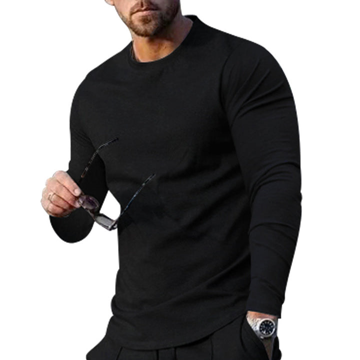 Men's long sleeve t-shirt with a trendy cut and high-quality cotton blend Lune London