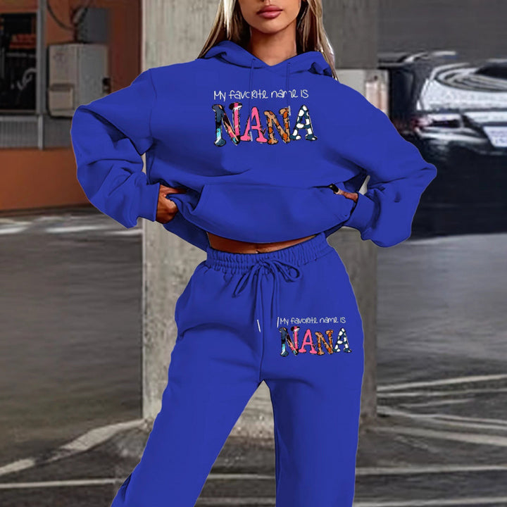 Women's tracksuit with creative lettering and comfortable fit Lune London