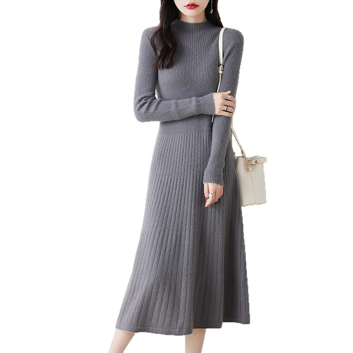 Ribbed knit dress for women with elegant design Lune London