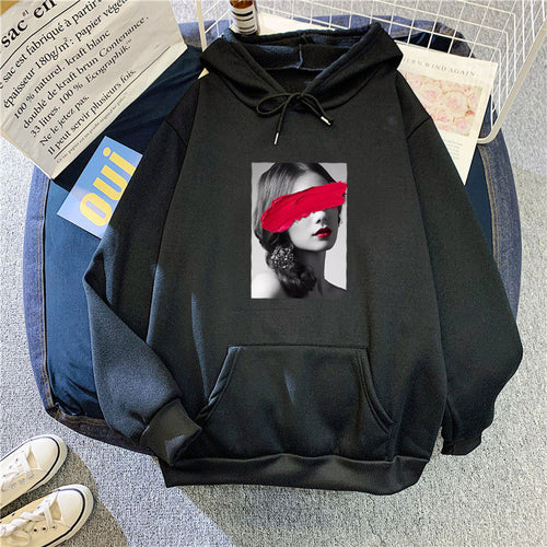 Women's hoodie with creative art design Chic & Stil