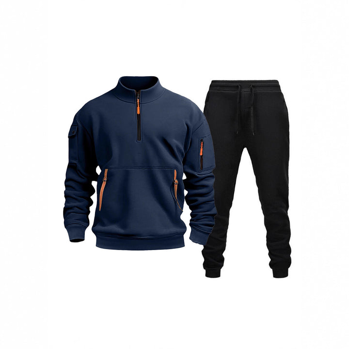 Men's modern sports suit with functional pockets and zipped details Lune London