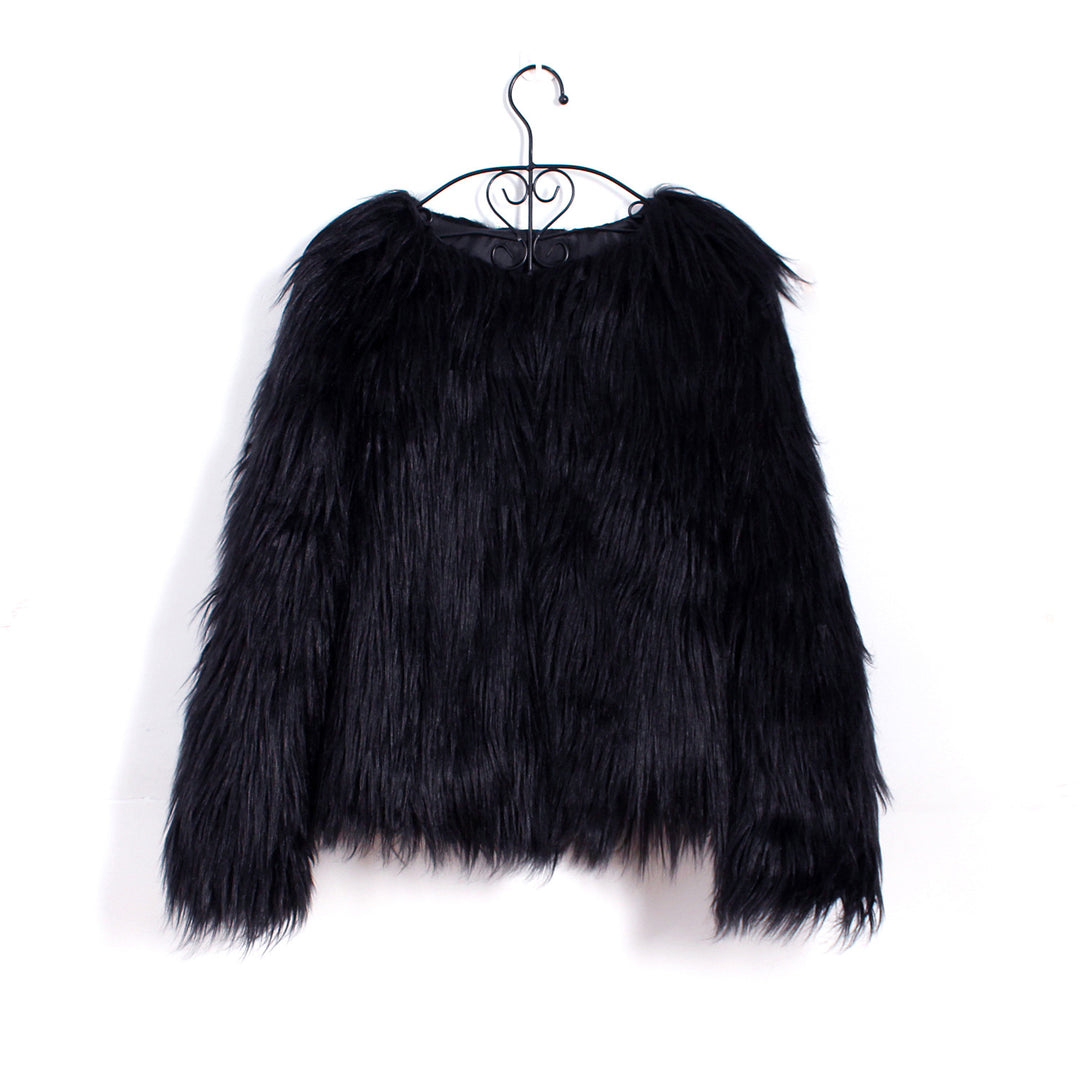 Ladies Cozy and Stylish Faux Fur Jacket Lune London