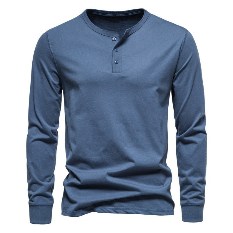 Men's long sleeve shirt with button closure and modern design Amarae