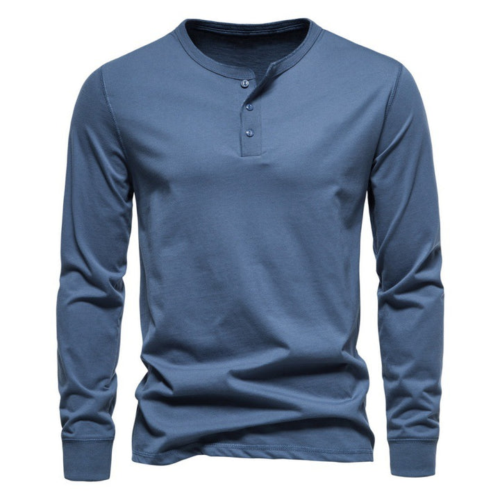 Men's long sleeve shirt with button closure and modern design Amarae