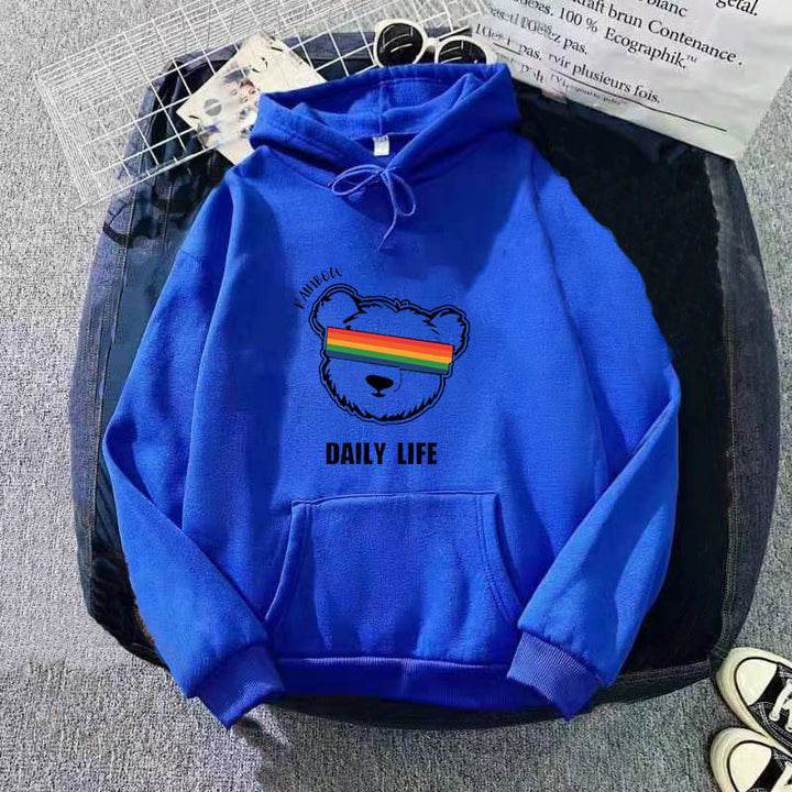 Women's hoodie with stylish bear motif Chic & Stil