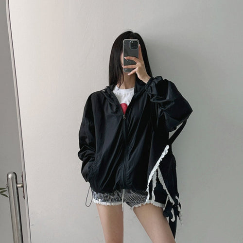 Ladies sporty transitional jacket with zipper Chic & Stil