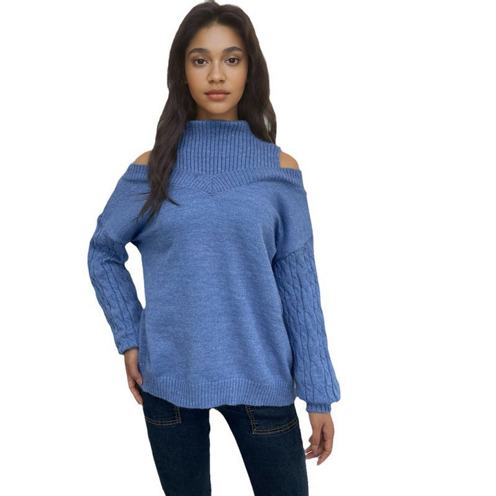 Knit sweater for women with removable shoulders Lune London