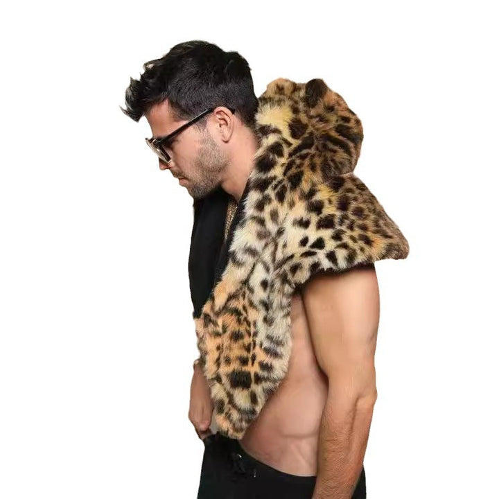 Men's Plush Hooded Cape Lune London