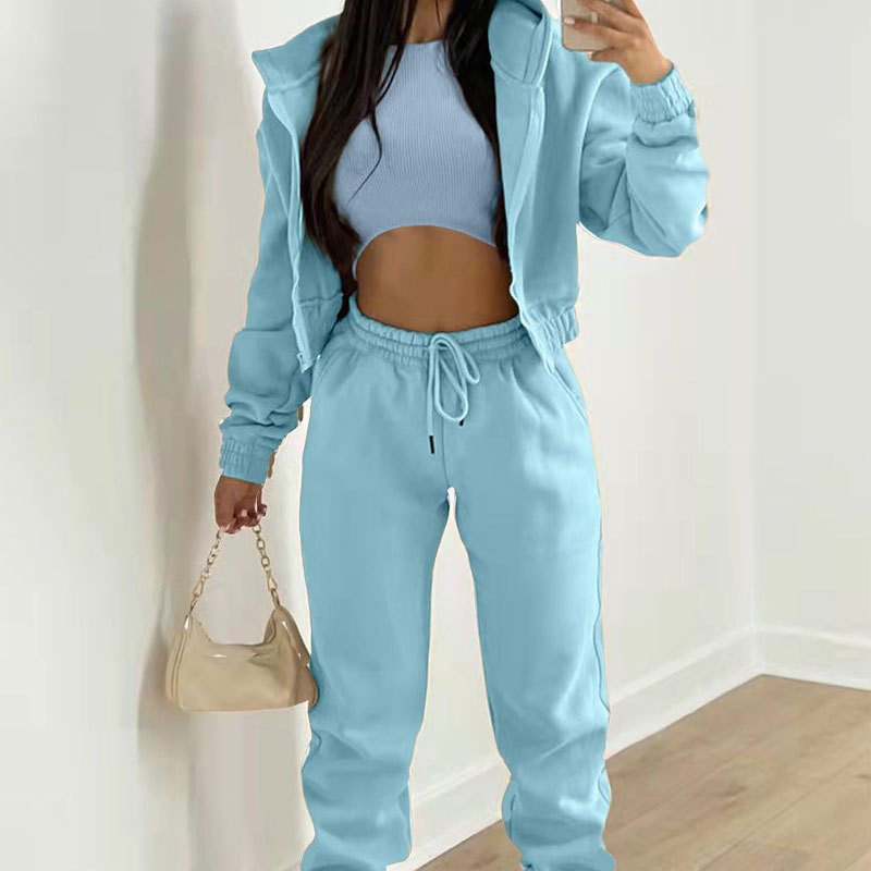Lune London Women's Short Hoodie and Sport Jogging Set