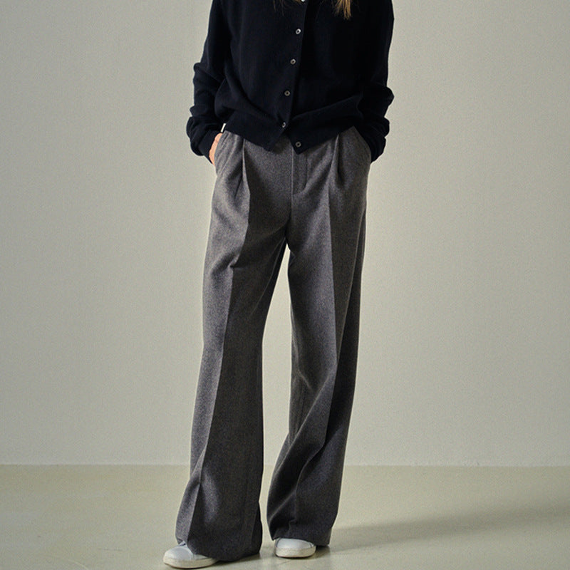 Pantalons de costume larges élégants pour femmes Chic & Stil