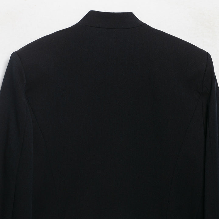 Women's Cropped Military-Inspired Short Jacket with Decorative Gold Trim Amarae
