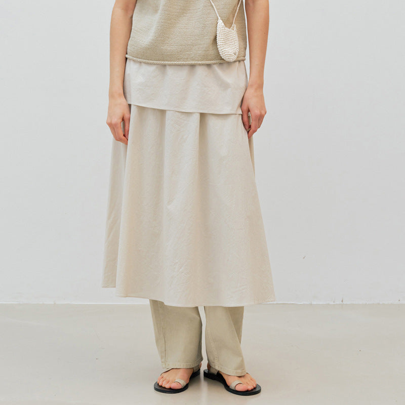 Jupe maxi élégante pour femme avec coupe fluide et taille élastique Chic & Stil