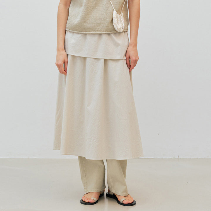 Jupe maxi élégante pour femme avec coupe fluide et taille élastique Chic & Stil