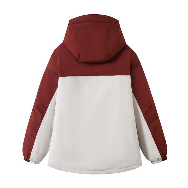 Veste de transition imperméable pour femmes avec col à capuchon ajustable Chic & Stil