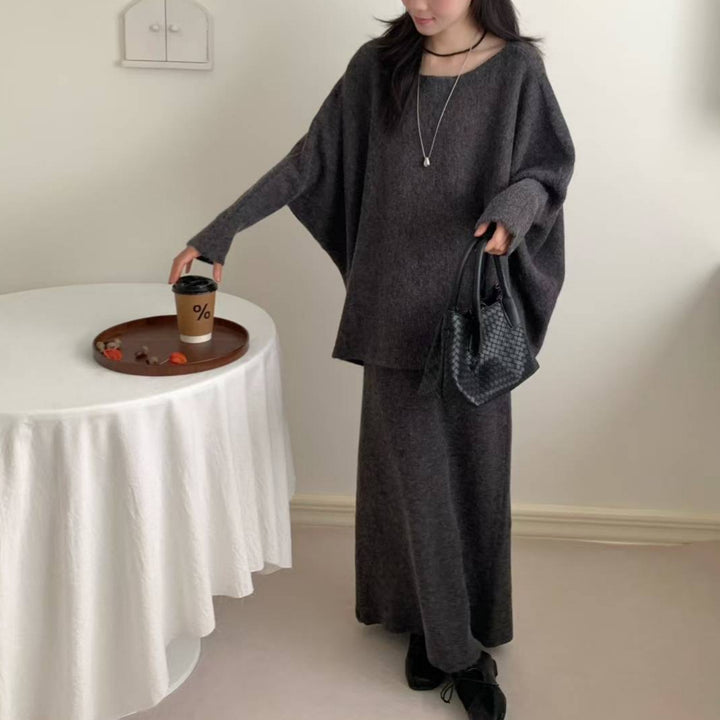 Pull oversized élégant pour femmes en maille fait de matériau doux Chic & Stil