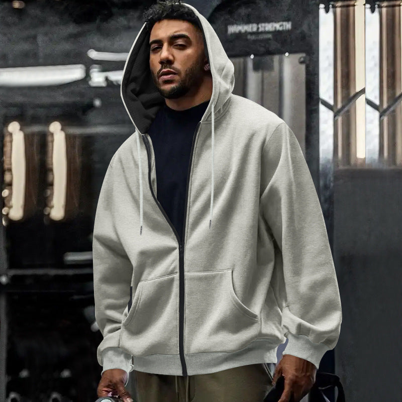 Men's Zip-Up Hoodie with Pockets Lune London