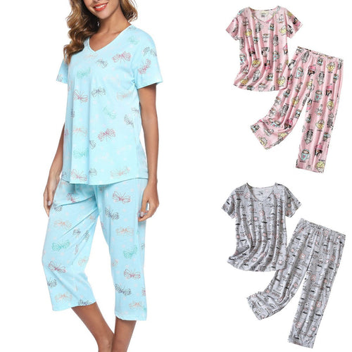 Fun graphic pajama set for women Amarae