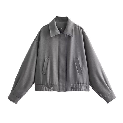 Comfortable women's oversized jacket with practical pockets Amarae