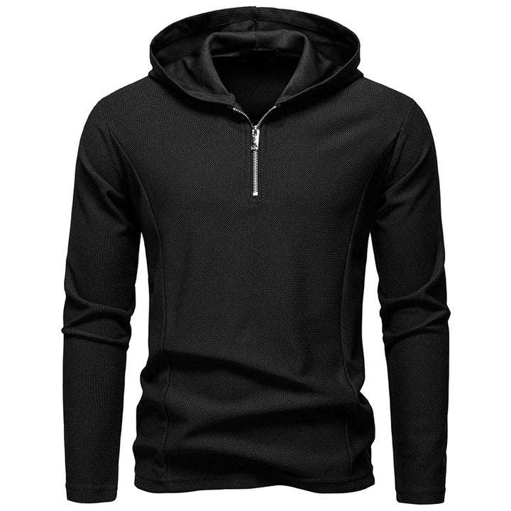 Men's functional sweater with half-zip and breathable fabric Lune London