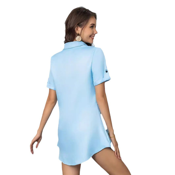 Button-up shirt dress for women Lune London