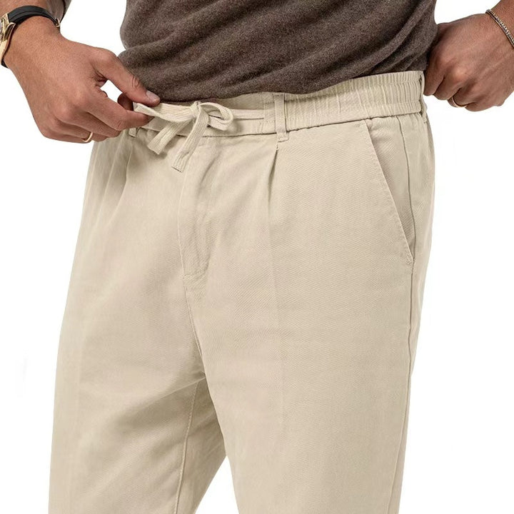 Comfortable men’s leisure pants with elastic waistband Lune London