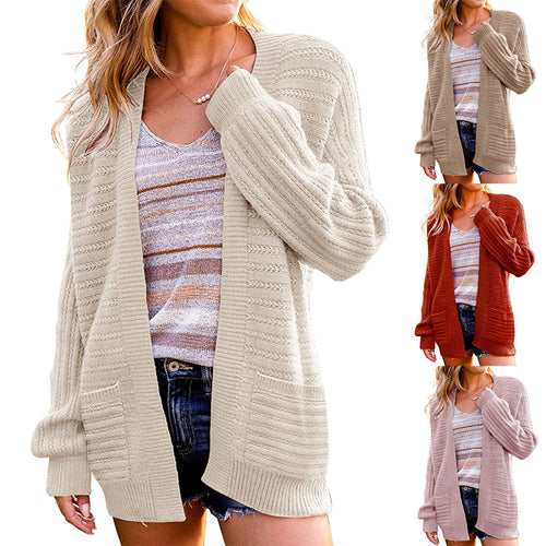 Comfortable knit cardigan for women with special details Amarae