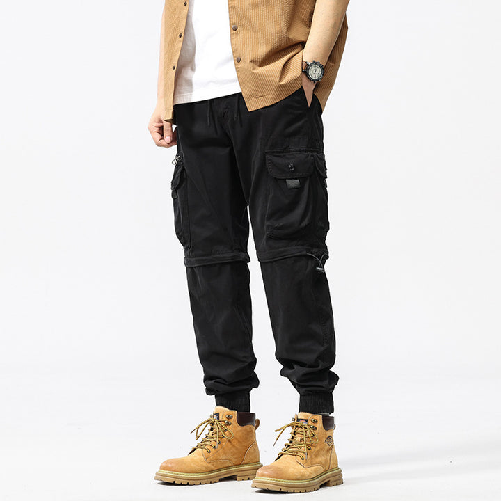 Functional cargo pants for men with adjustable waist and multi-use pockets Lune London