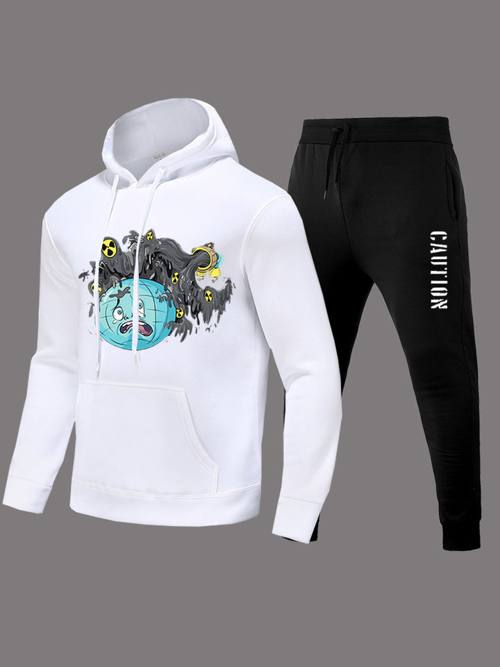 Women's hoodie set with an eye-catching graphic design and comfortable joggers Lune London
