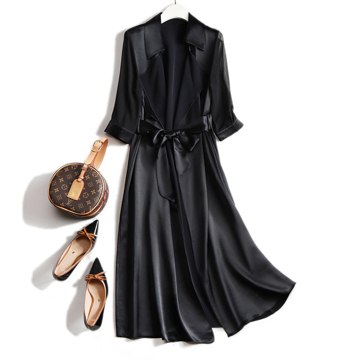 Lune London Long Satin Dress for Women