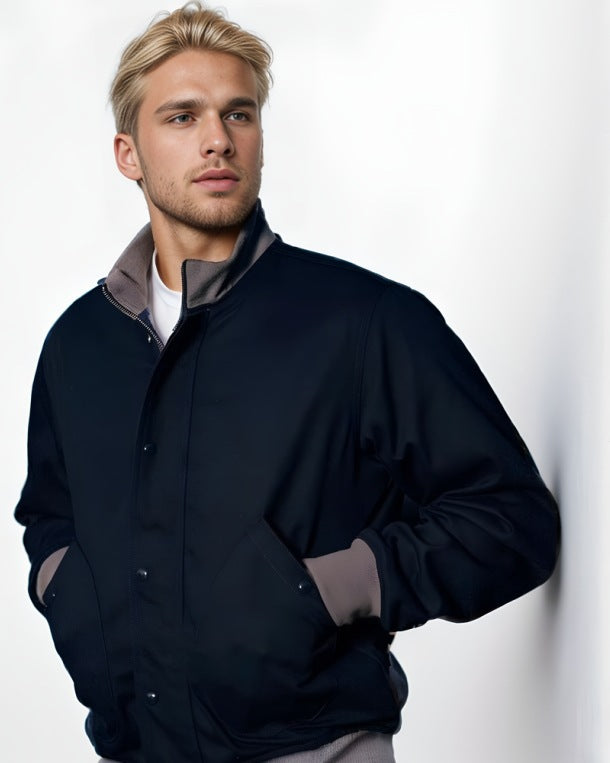 Elegant transition jacket for men with two pockets Amarae