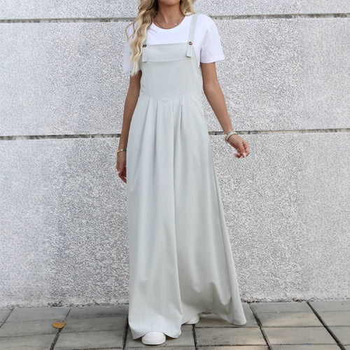 Amarae women's adjustable denim maxi dress
