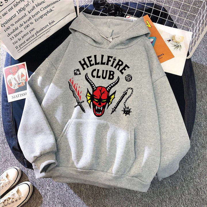 Women's hoodie with striking motif and casual fit Chic & Stil