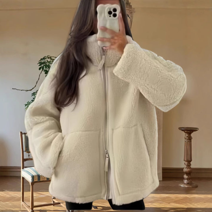Ladies comfortable fleece jacket Amarae