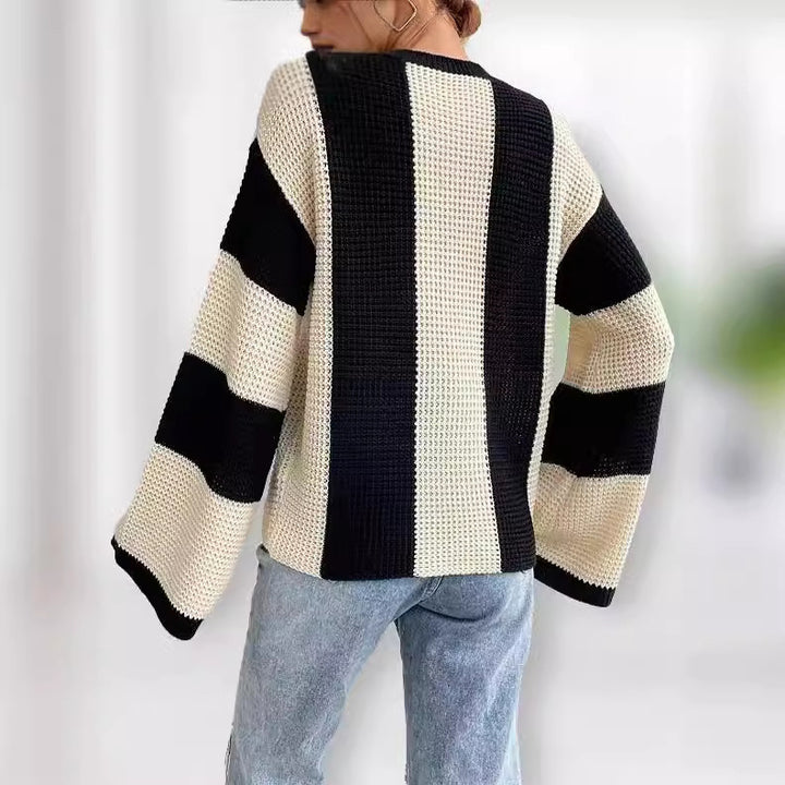 Pull-over tendance pour femmes avec manches larges Lune London