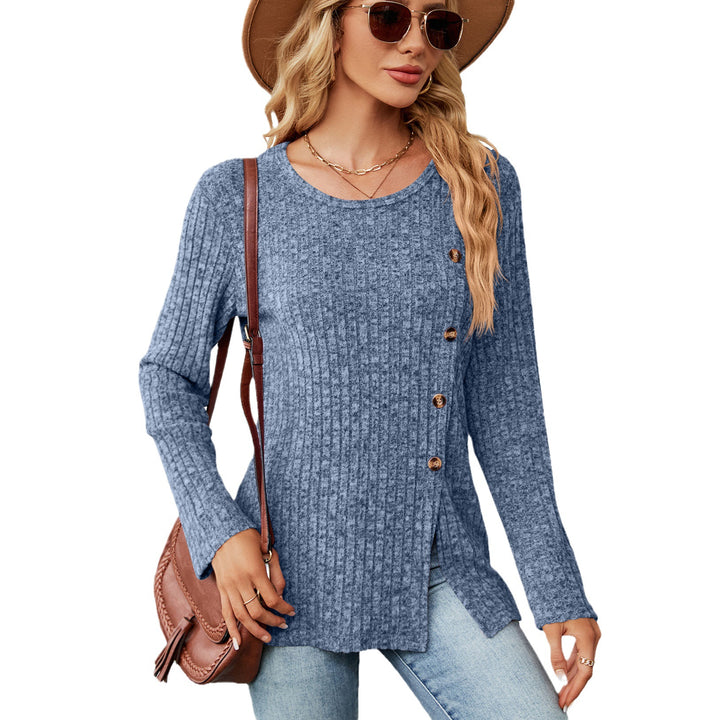 Haut en tricot à manches longues pour femmes Chic & Stil