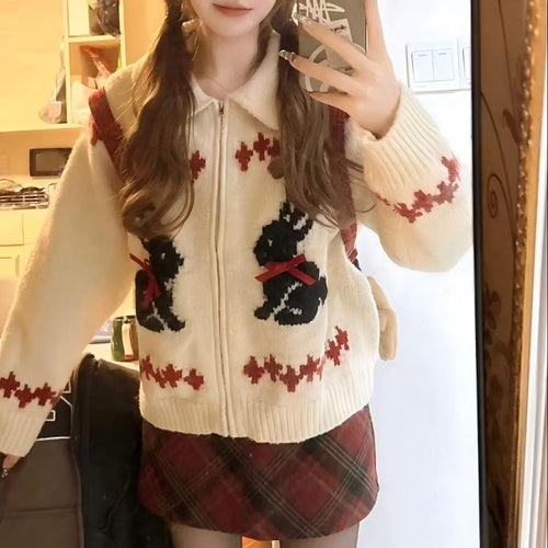 Cardigan pour femme avec design unique et accents de couleur Chic & Stil