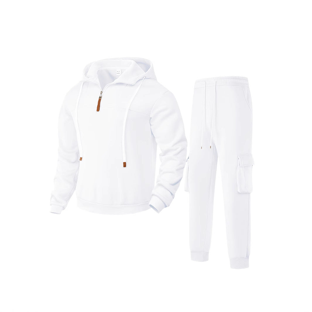 Men's Sporty Tracksuit with Modern Zipper and Practical Pockets Lune London