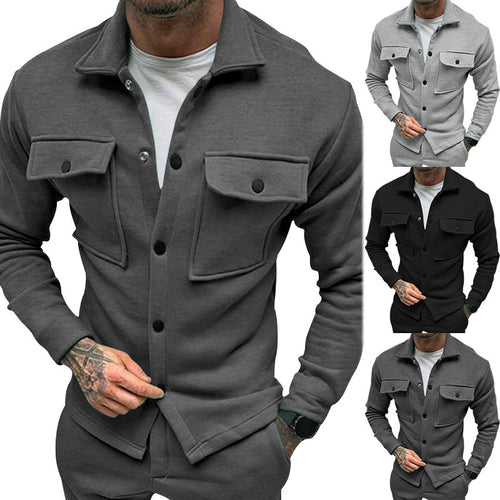 Men's utility jacket with practical pockets and modern cut Amarae
