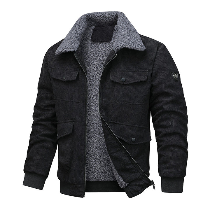 Trendy corduroy jacket for men with soft lining Amarae