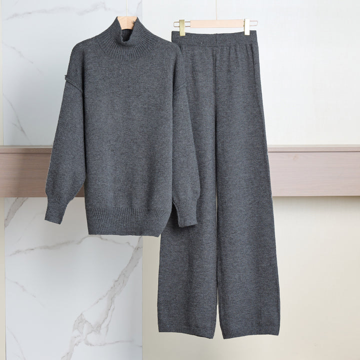 Ensemble de détente douillet pour femmes en tricot doux Chic & Stil