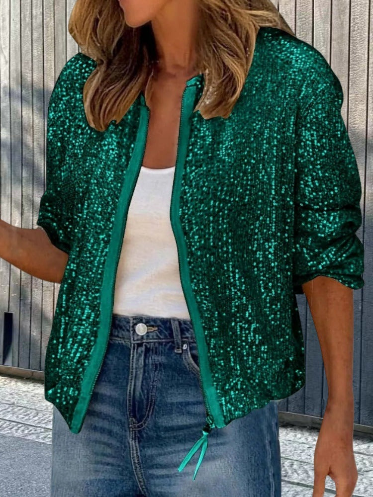 Women's Sequin Jacket In A Modern Cut Amarae